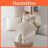 45cm Plush Soft Chenille Square Pillowcase Solid Colors Household Cover Backrest