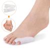 Single-Hole Silicone Toe Separator for Hallux Valgus Correction and Pinky Toe Protection