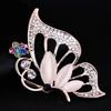 Fashion Cat's Eye Stone with Diamonds Butterfly Small Fresh Brooch Sober and Fashionable Clothing Accessories Corsage Brooch Pins Brooch Jewelry