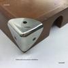 Protection d'angle en acier inoxydable 25x25 mm pour boîtes et étuis