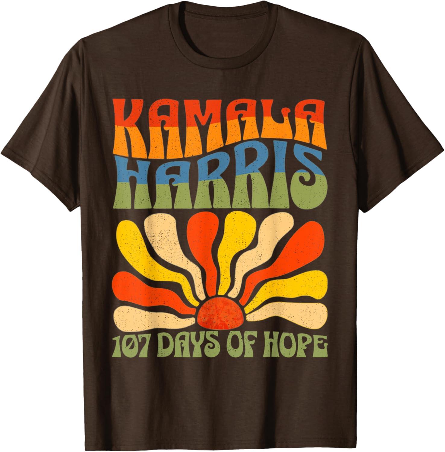 107 Days Kamala Harris 107 Days of Hope Thank You Kamala Unisex T-Shirt S