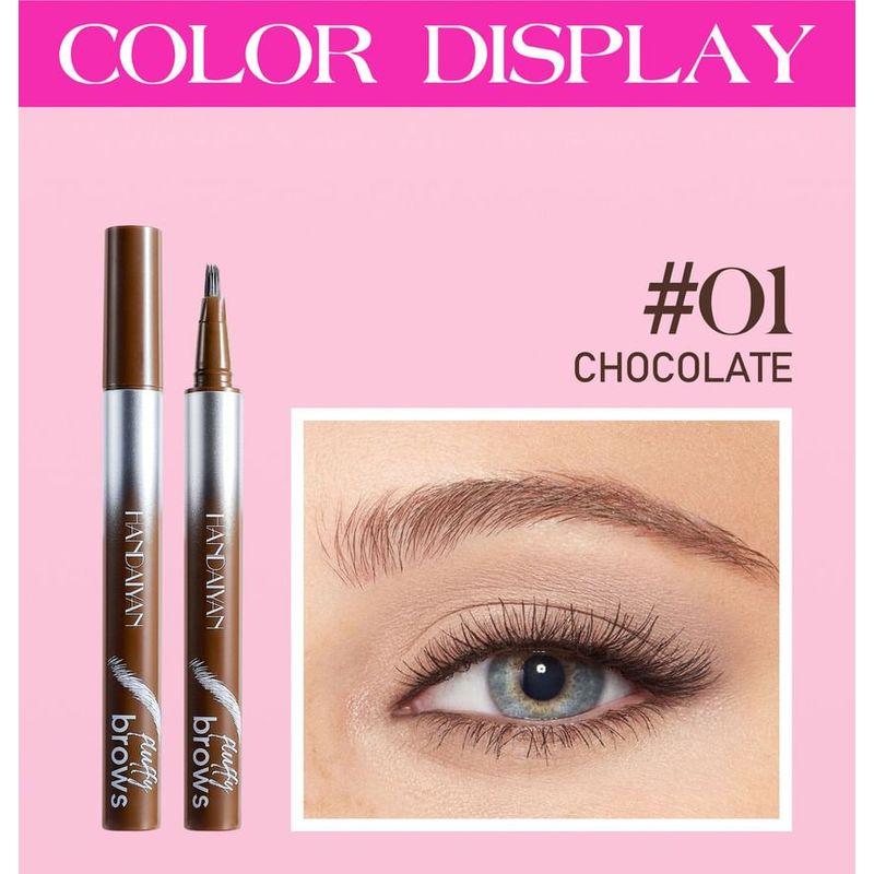 HANDAIYAN - Wild Waterproof Liquid Brow Pen - 5 Colors