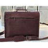 Leather Vintage Large Messenger Shoulder Laptop Bag Briefcase" Men's
