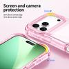 3IN1 Four-corner Airbag Anti-Drop Clear Case for IPhone 17 16 15 14 Plus 13 12 Pro Max 16E Drop Proof Hand Lanyard Protect Cover
