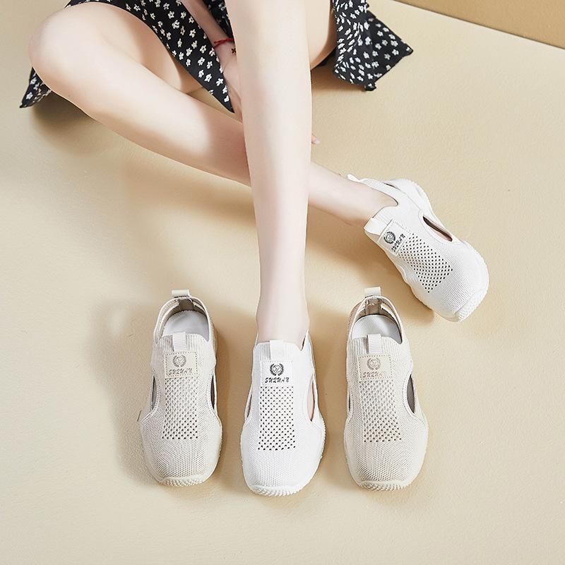 Mesh Casual Soft Sole Lightweight Running and Sports Shoes for Comfortable and Breathable Flat Bottomed Outdoor Fitness Shoes