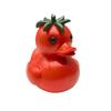 Resin Whimsical Vegetable Duck Ornament Cute Animal Sculpture Micro Landscape Duck Statue  Office