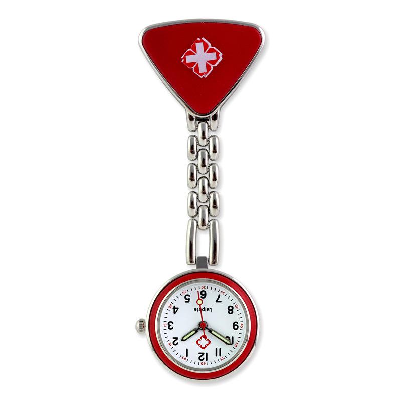 Leppte Luminous Nurse Watch: Clip-on Retro Pocket Breast Watch for Women, Cute Student Engraving