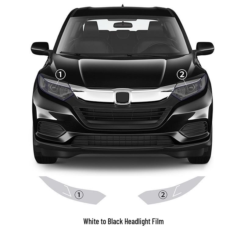 

Защитная пленка из ТПУ с изменяющим цвет для Honda HRV (Белый к Фиолетовому/Черному) TPU White to Purple/Black Protective Film
