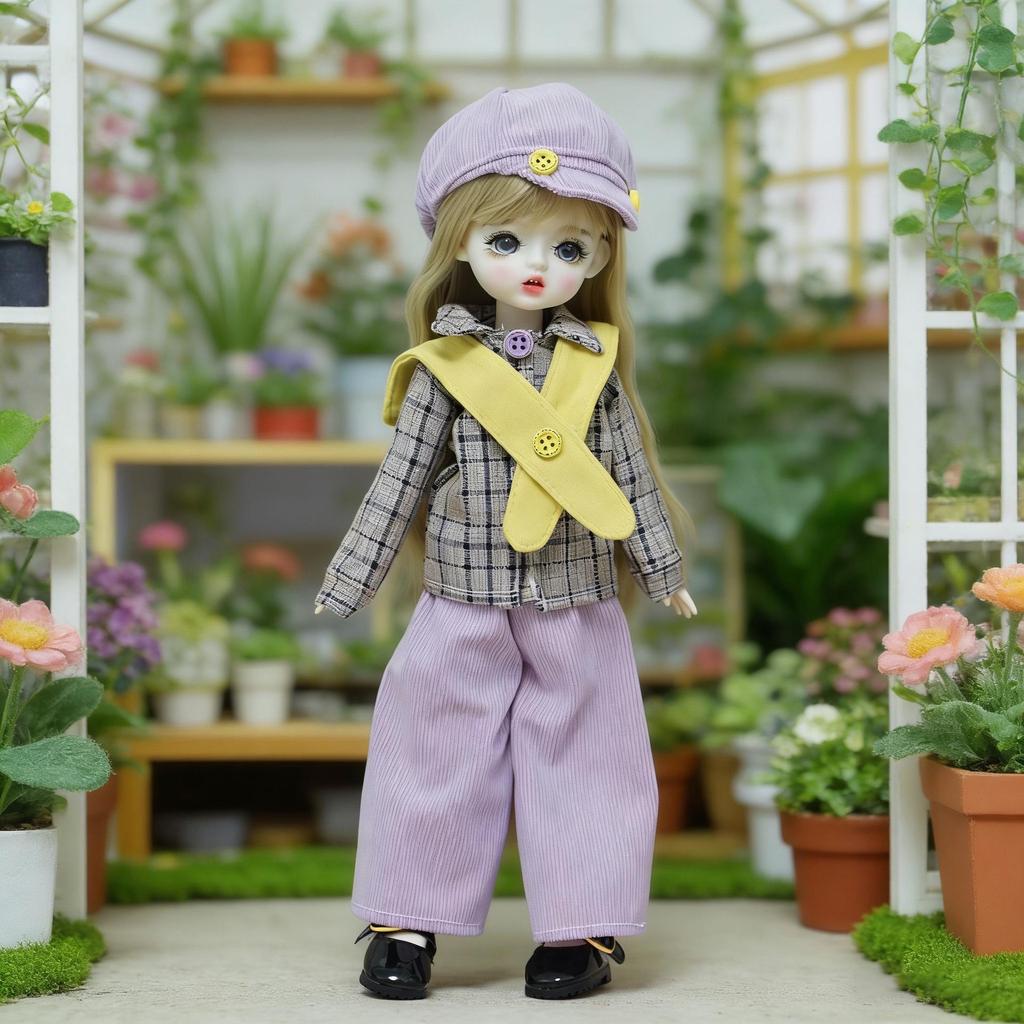 6" BJD Puppenkleidung für Akagi, GL und Gungun Körper - 30cm Geistermama Lolita Ankleide-Outfit