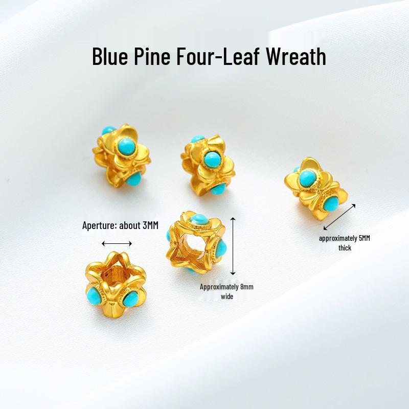 Vintage Brass Filigree Pearl Spacer Beads for Handmade DIY Bracelets