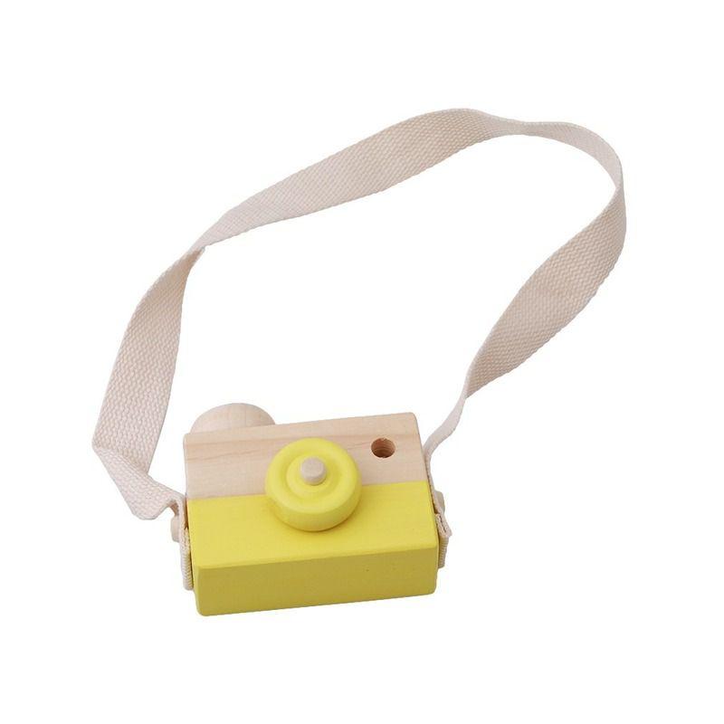 Wooden Camera Toy For Kids Unisex With Smooth Finish And Cotton Rope**
