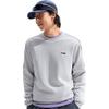 Li Ning Fitness Series Anti Static Antibacterial Thermal Solid Color Crew Neck Pullover Fleece Lined Long Sleeved Shirt AWDUF99-2