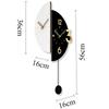Modern Double Sided Wall Clock Luxury Corner Wall Watch Silent Aesthetic Pendulum Clocks Minimalist Elegant Living Room Watches
