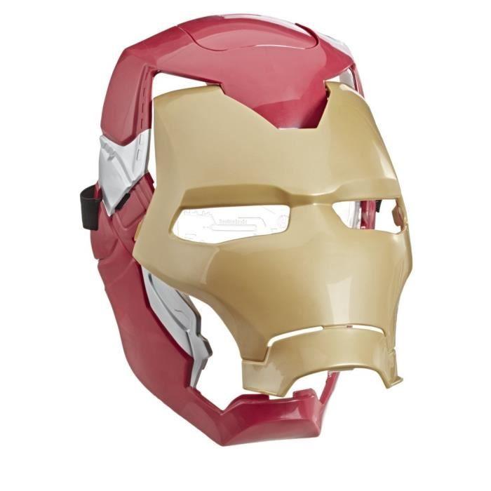 Iron Man Electronic Mask with Movable Visor, with Light Effects, For Child To Dress Up As His Favorite Hero, From 5