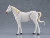 Max Factory Figma Wild Horse Plastic Painted Movable Figure [White] Non-scale