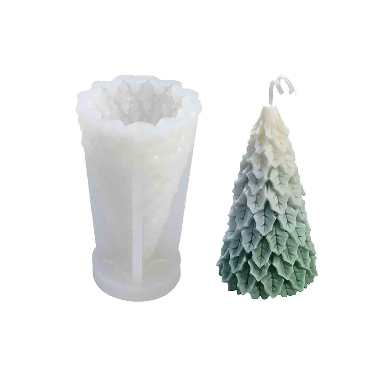 

3D Christmas Tree Candle , Silicone Candle S, Xmas P-ine Tree For Making Candles, Soaps, DIY Decorations For Christmas, Weddings One Size