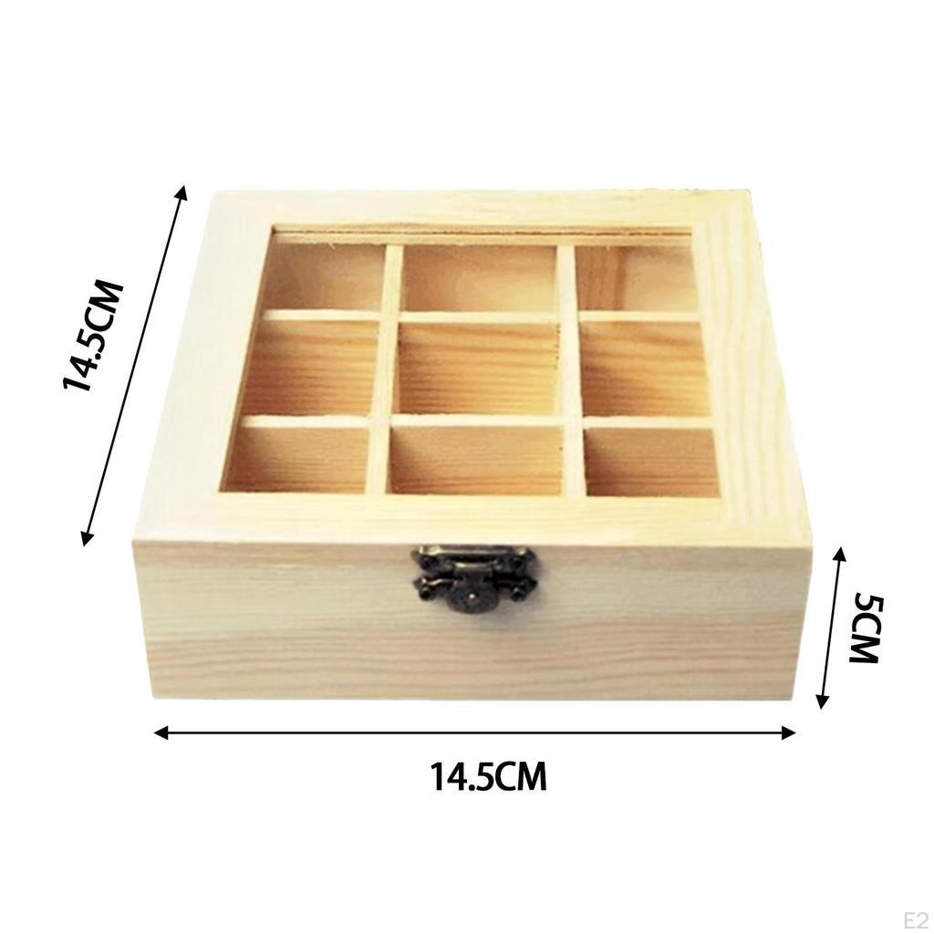 Teebox-Organizer, Behälter, Aufbewahrung, langlebig, dekorativer Halter für die Küche