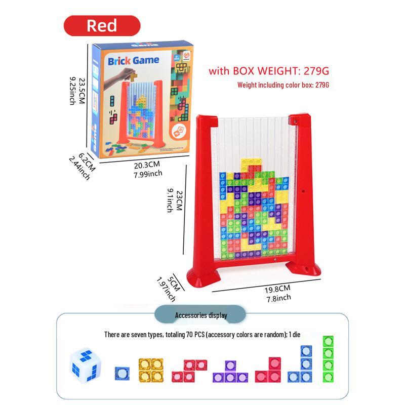 3D Creative Russian Cube: Children's Educational Tabletop Block Game