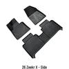 Zeekr X 3D High-Edge Floor Mats: Non-Slip, Easy-Clean, Eco-Friendly TPE for 26 Models