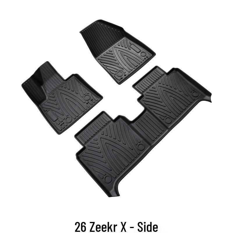 Zeekr X 3D High-Edge Floor Mats: Non-Slip, Easy-Clean, Eco-Friendly TPE for 26 Models