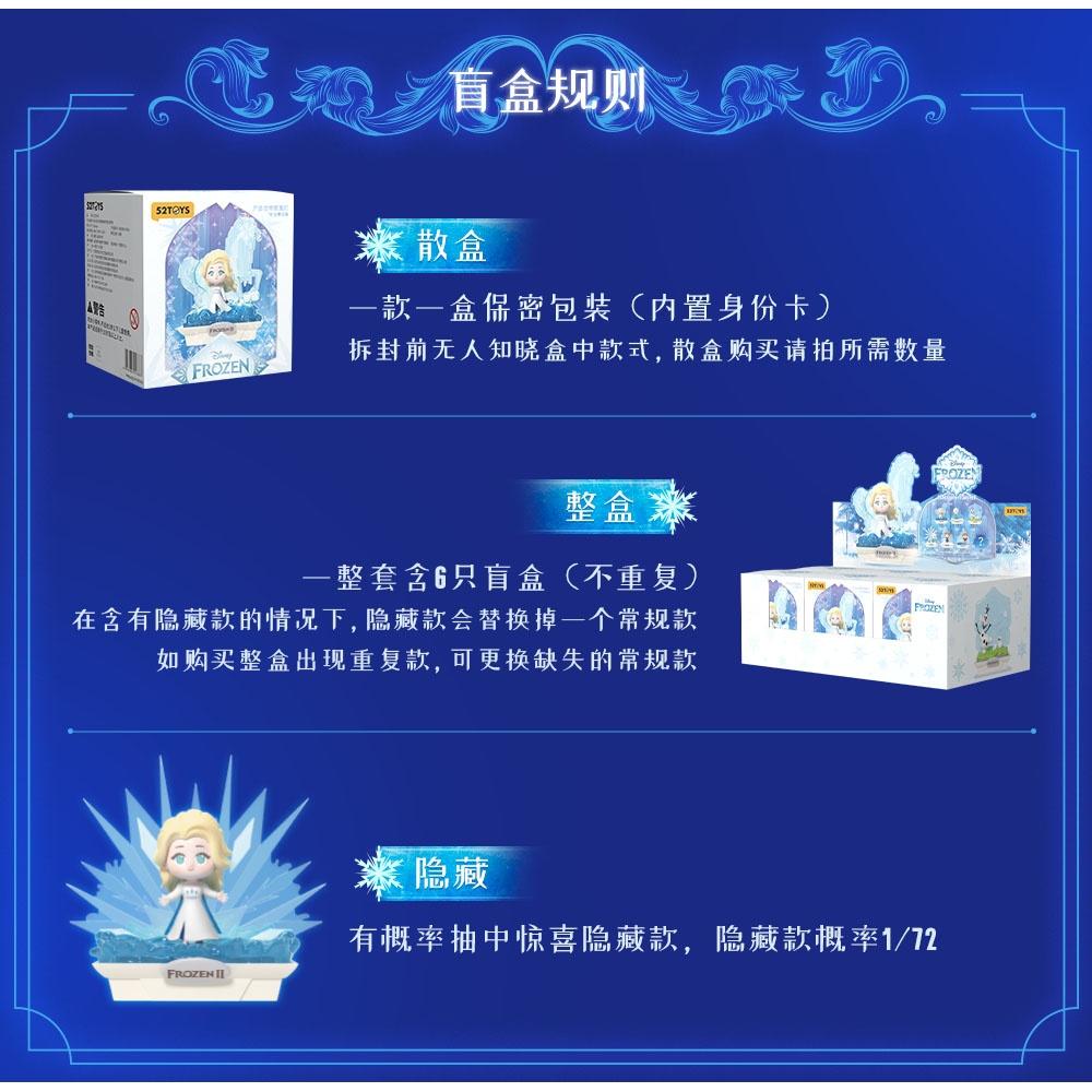 Frozen Blindbox Aurora Dreamland  1box  6pcs 