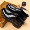 2025 Spring New Men's Trendy Leather Shoes Men's Business Dress Casual Leather Shoes Men's Baita Shoes