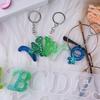 Silicone Alphabet Resin Molds Kit Letter Silicone Mold Epoxy Resin Casting Mold Keychain Making Set Keychain Supplies