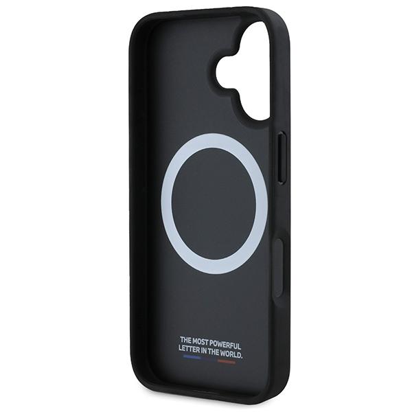 Etui do iPhone 16 BMW M Perforated MagSafe Czarny