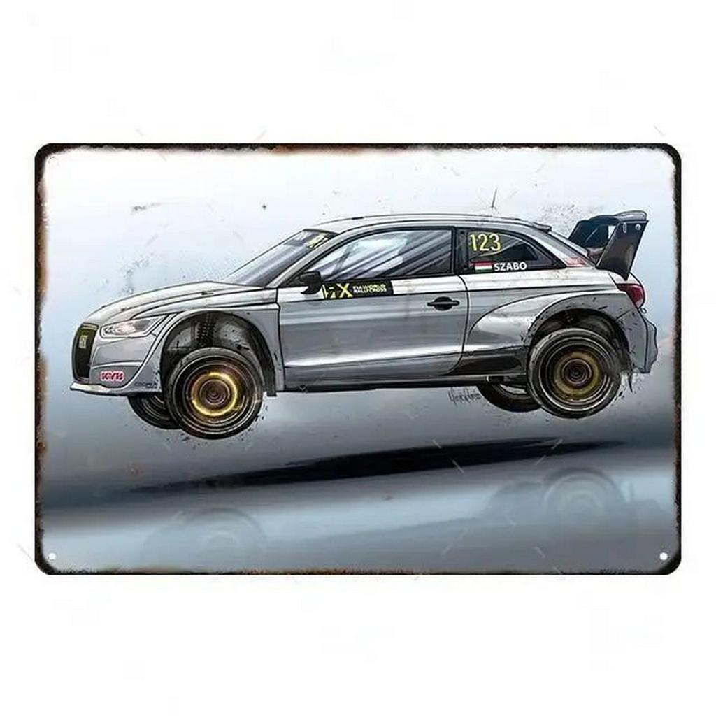 Plaque Metal Tin Signs Off Road Cars Wall Decoration Vintage Art Posters Iron Painting for Man Cave Home Cafe Garage Club Bar