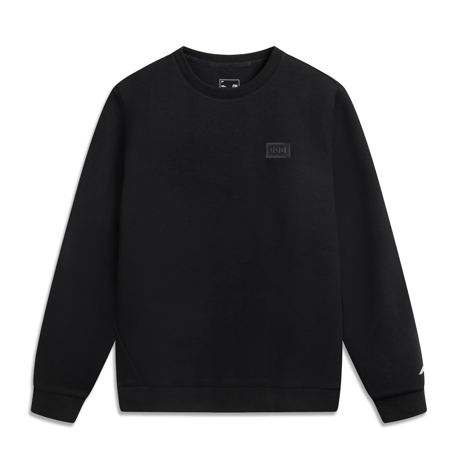 

Li Ning Glory Series Simple Solid Color Round Neck Comfortable Pullover Sweatshirt Men sweatshirt AWDVE83-3 3XL