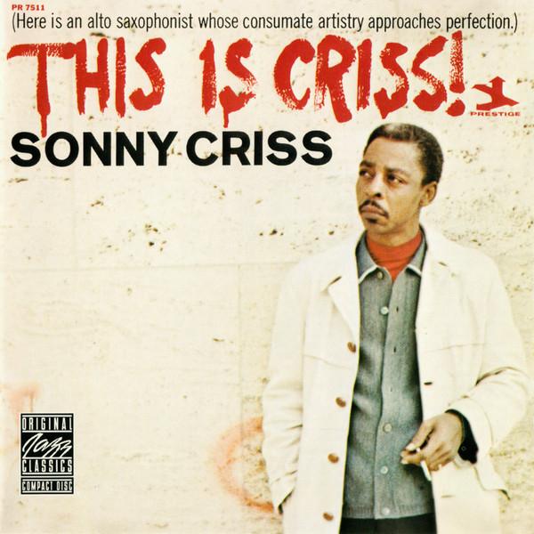 CD SONNY CRISS - This Is Criss  OJCCD4302 Original Jazz C 1990 US Jazz Used