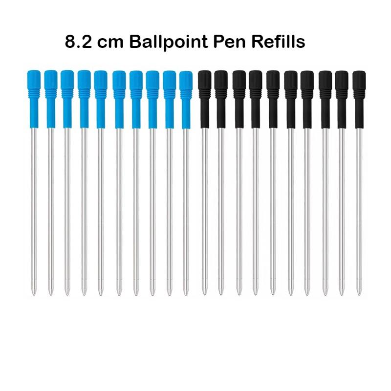 5/10/50 Stück Kugelschreiber-Minen Metall 82mm Stift-Mine Schwarz Blau Stift-Minen Geschenke Büro Schulbedarf Schreibwaren