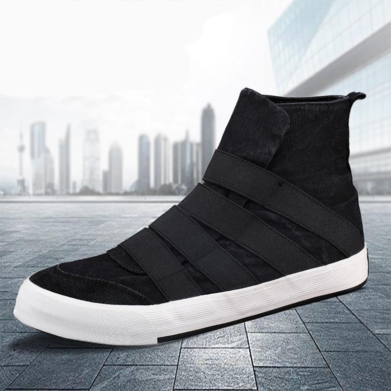 

Парусиновые туфли Мужские кроссовки Летняя мода Мужская обувь на плоской подошве Повседневная обувь Мужские туфли на шнуровке с высоким верхом Дышащая спортивная обувь 39