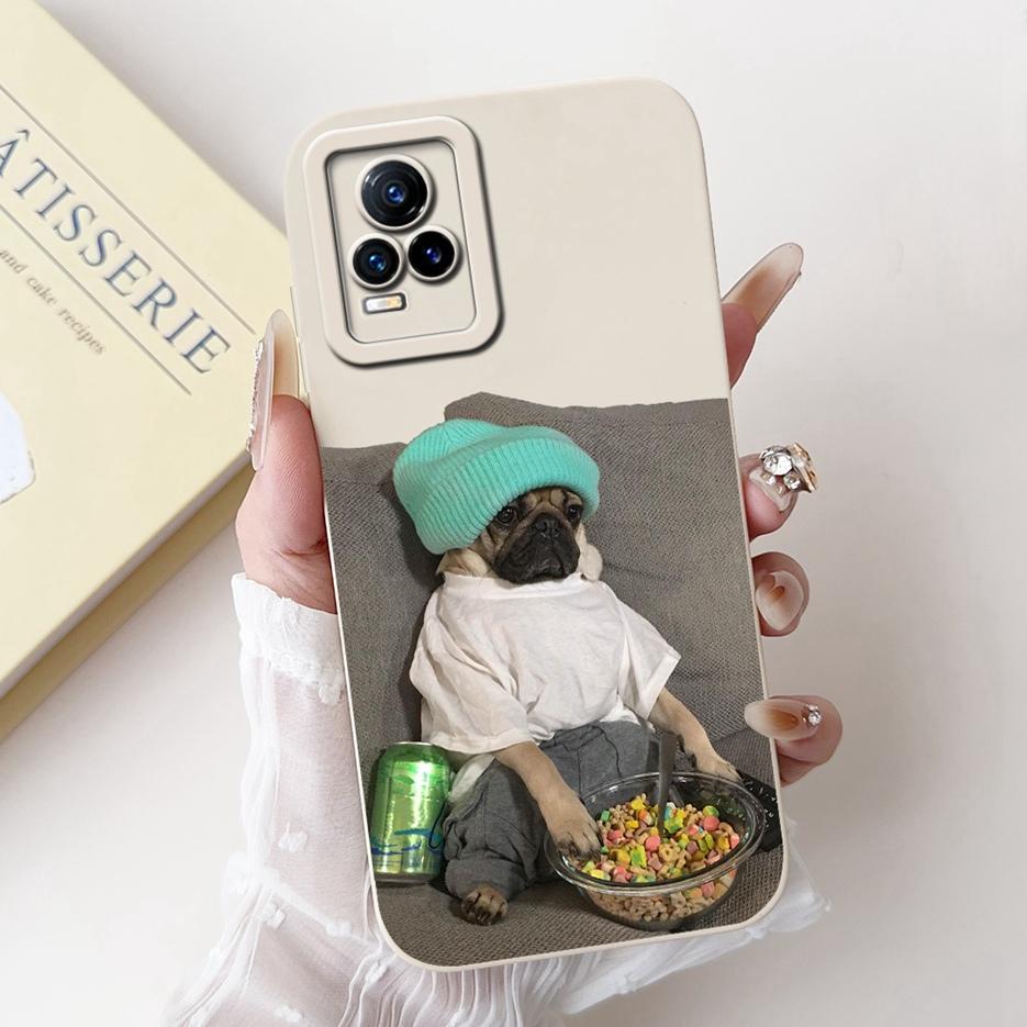 For Vivo V21e 4G Case V2061 Cute Funny Animals Painted Cover Soft Silicone Phone Case For Vivo V21 V 21 e VivoV21e Fundas Bumper
