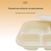 Eco-Friendly Biodegradable Multi-Compartment Food Container