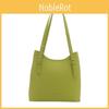 Simple Solid Color Gold Letter Printed Women Casual Tote Bag For Use Daily