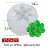 Mi Song Succulent Candle & Soap Silicone Mold for DIY Aromatherapy & Epoxy Crafts