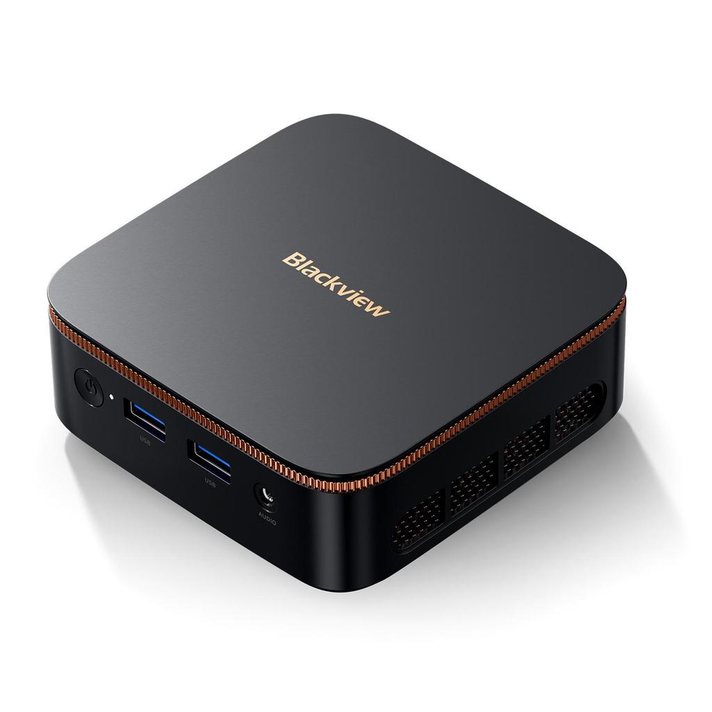 Blackview MP20 Windows 11 Pro Intel Twin Lake N150 Mini PC DDR4 2666MHz 16GB 512GB SSD Stasjonær Spilldatamaskin