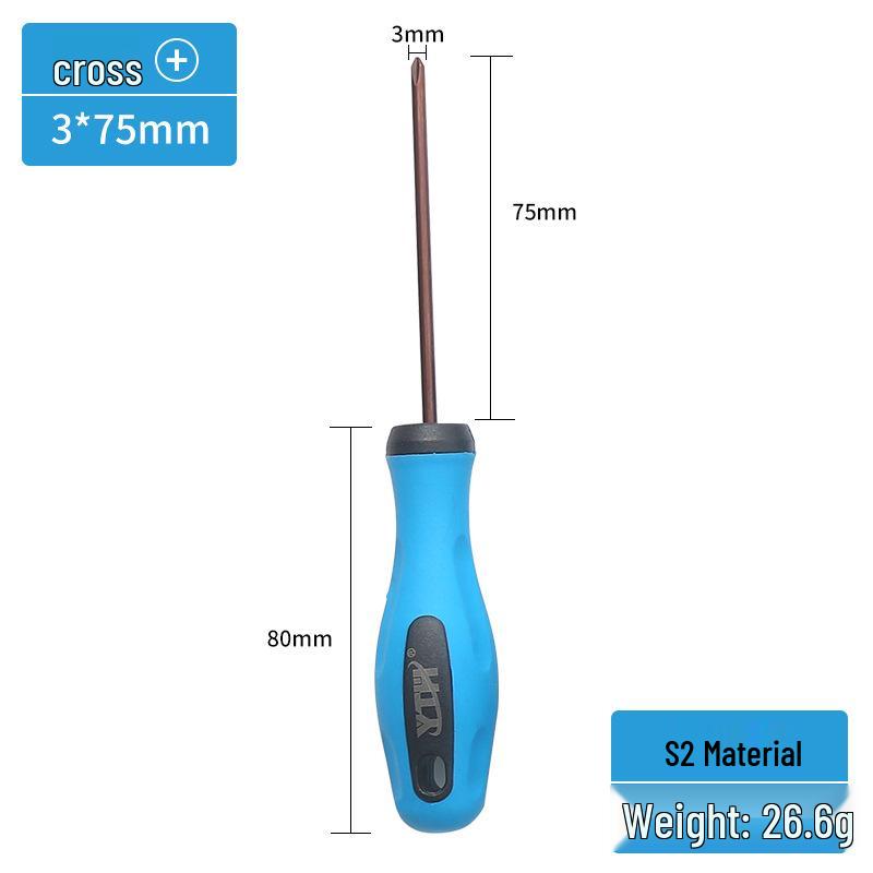 Magnetic Phillips & Flathead Screwdriver Set - Multifunctional Industrial Grade Household Tool