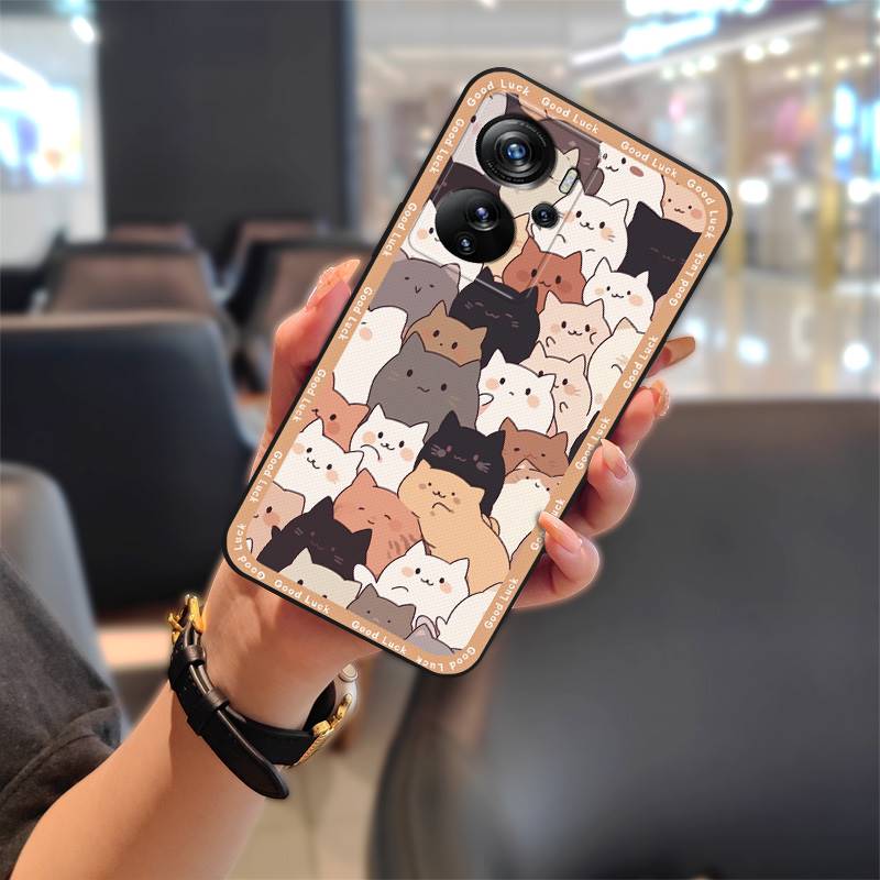 TPU Cartoon Phone Case For ZTE Axon40 Pro/A2023 Protective Full Wrap Anti-dust Shockproof Anti-knock Durable Cute Cover