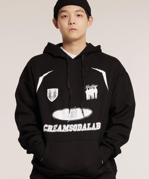 Cream Soda Lab Crsdel Teamplay Hoodie Black White L