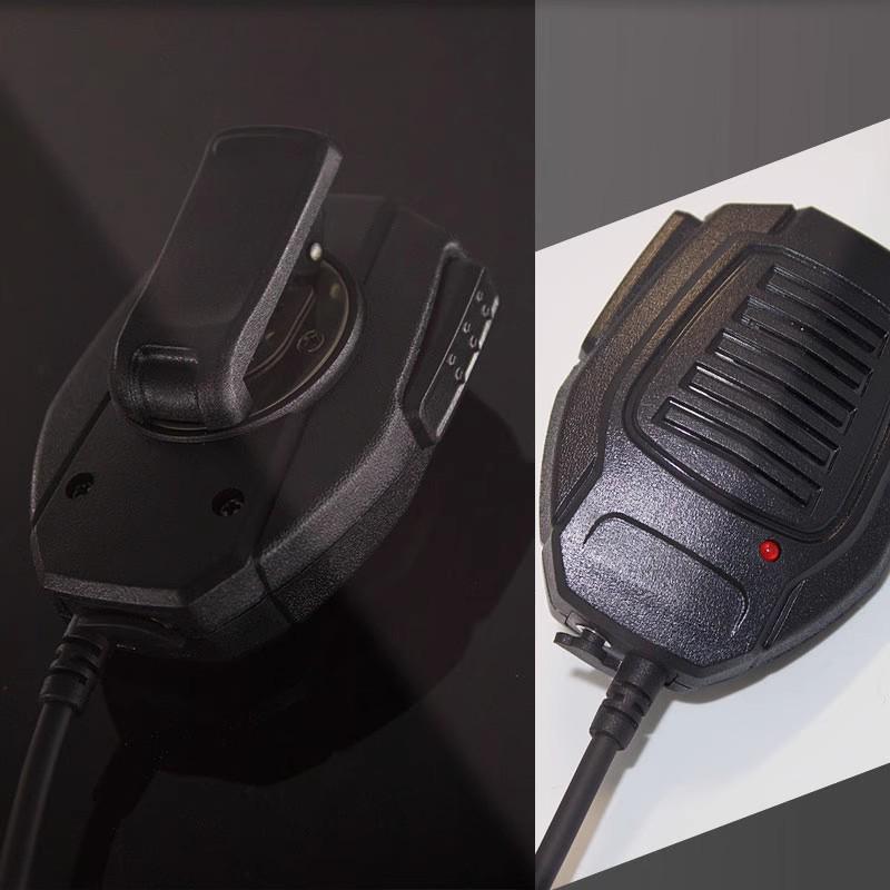 Q1 Walkie-Talkie Mic: Handheld Shoulder Mic for Baofeng & Quansheng K5/K6/8600/8800