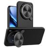 Magnetic Case for Vivo X200 Pro Mini Phone, Full Protection Camera Lens Cover Stand, Shockproof Slim Simple Protective Case, Black Mirror Prop Black