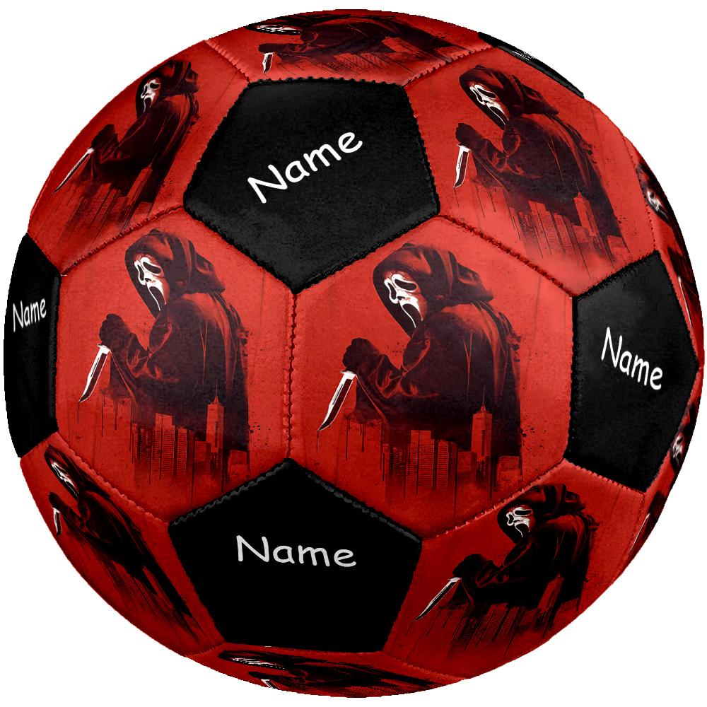 Custom Name Halloween horror Theme Size 5 Soccer Ball, Suitable for Both Indoor and Outdoor Matches, a Gift Suitable for Everyone.