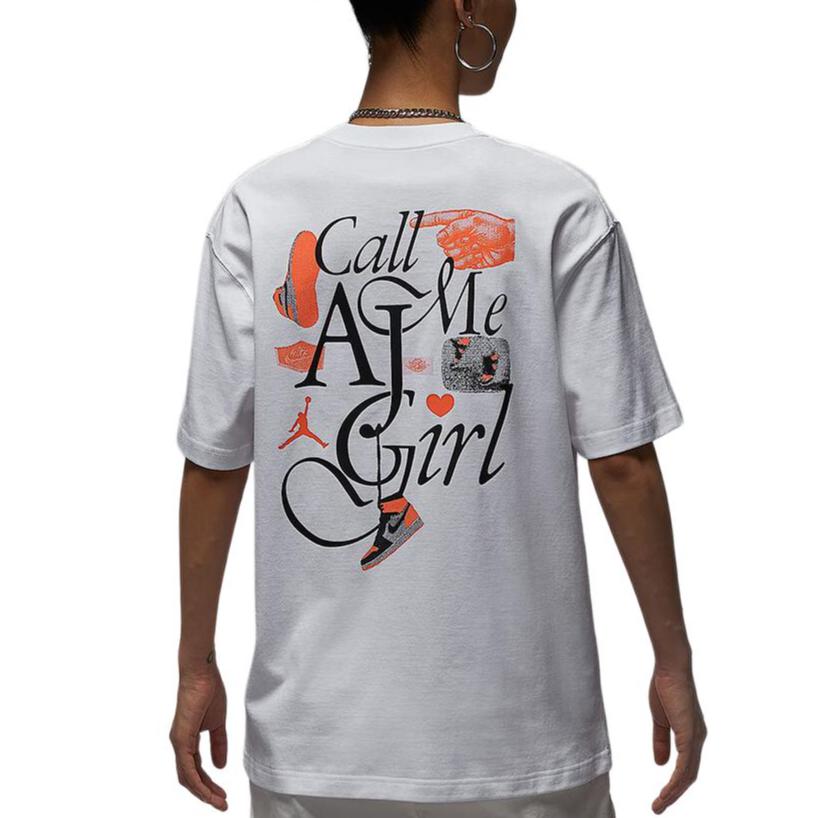 Jordan Comfortable Short Sleeve Drop Shoulder T-Shirt Women Tops II0489100