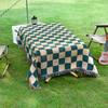 Plaid Camping Blanket Camping Thread Blanket Bohemian Blanket Sofa Blanket Outdoor Tablecloth Rugs Outdoor Picnic Home Decor