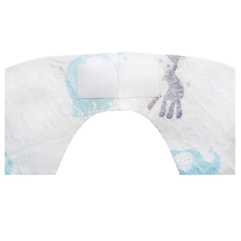 ZXR.Elwood 20pcs Saliva Towel Baby Cartoon Bib Single Use Infant Feeding Dining Apron Newborn Kid Dining Bib
