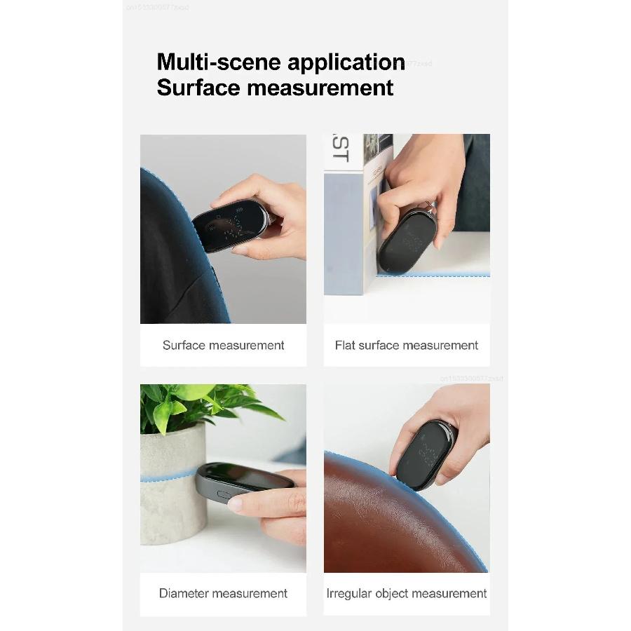 DUKA ATuMan Q2 Mini Electronic Ruler Digital Wheel Tape Measure Type-C Rechargeable Tape Ruler Distance Meter Measuring Tools