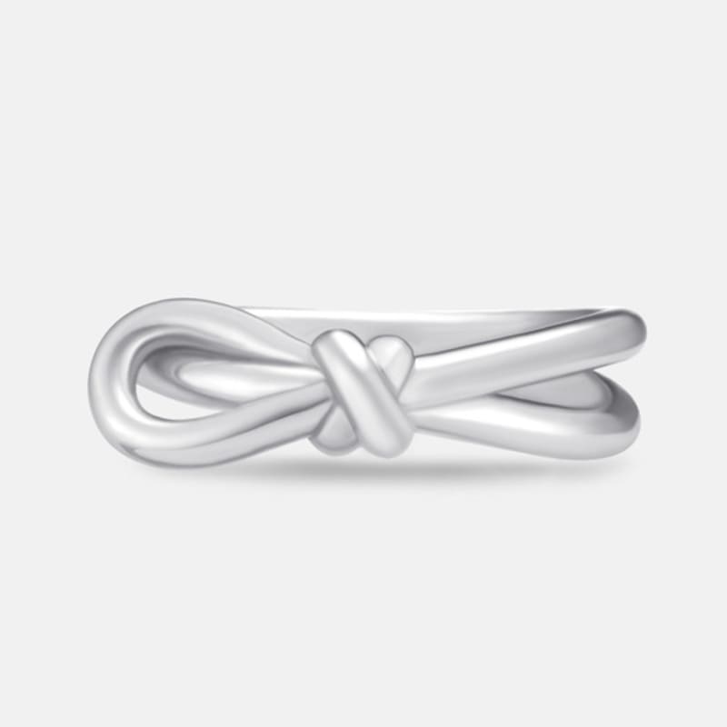 METROCITY JEWELRY Nodino Sterling Silver White Ring A243SR3226WPQ