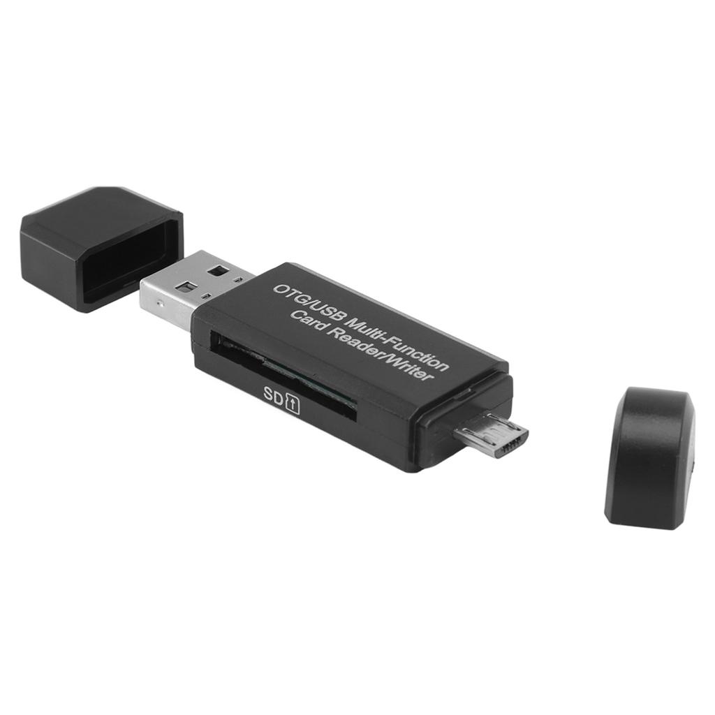 Card Reader USB 2.0 64G 2 in 1 Male Supporting OTG Memory Card Storage Card Reader for Smartphone